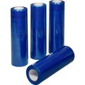 Global Industrial Stretch Wrap, Cast, 80 Gauge, 18Wx1500'L, Blue Tint 412551
